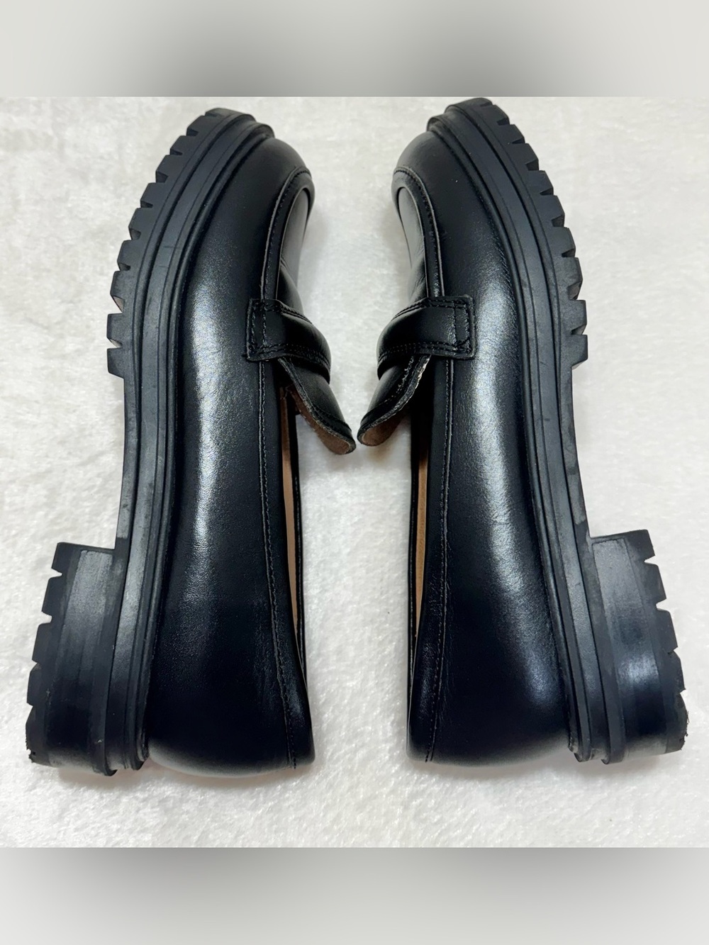 Madewell The Bradley Lugsole Loafer in Leather Size 7 - Picture 8 of 12